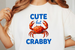 Crabby but Cute Beach Crab Summer PNG Product Image 3