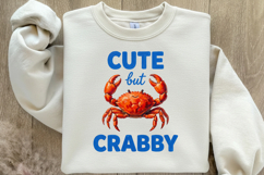 Crabby but Cute Beach Crab Summer PNG Product Image 4