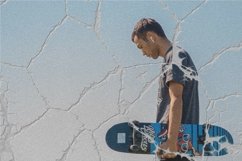 crackedwall photo psd effect Product Image 3