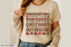 Crackling Fires Crunchy Leaves Warm Cozy Autumn Fall SVG PNG Product Image 4