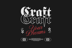Craft Urban Typography Streetwear T-shirt Design Product Image 1