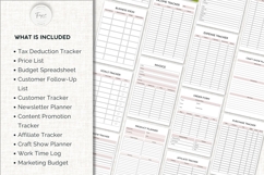 Dated Craft Business Planner 2025 2026 Canva Template Product Image 2