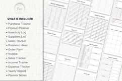 Dated Craft Business Planner 2025 2026 Canva Template Product Image 3