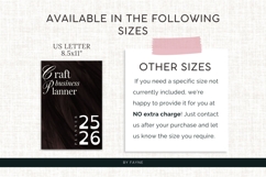Dated Craft Business Planner 2025 2026 Canva Template Product Image 5