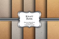 Kraft Paper Textures Digital Paper Pack Product Image 1