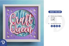 Craft Queen 3D Shadow Box - Crafting 3D Shadow Box Product Image 3