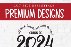 Make your graduation memorable by designing custom shirts and tote bags using this 2024 graduating senior SVG. Get started now!