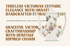 Crafted Pottery - Vintage Serif Display Product Image 7