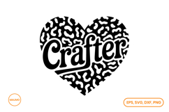 Crafter Heart Leopard Print Product Image 1