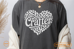 Crafter Heart Leopard Print Product Image 2