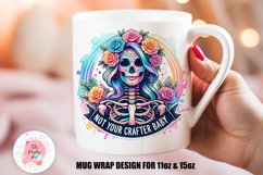 Crafter Mug Wrap For 11 oz and 15 oz, 3d Mug, Funny Quotes Png