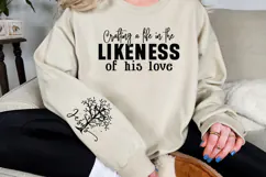 Crafting a life in the likeness of his love Sleeve SVG Product Image 2