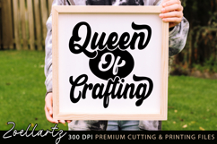 Queen Of Crafting SVG Cut File Small Business Owner SVG Product Image 2