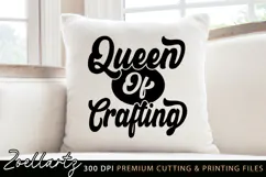 Queen Of Crafting SVG Cut File Small Business Owner SVG Product Image 3