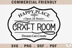 Craft room sign making decal svg,craftroom hobby decal svg Product Image 1