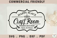 Craftroom sign making decal svg, craftroom hobby room svg Product Image 2