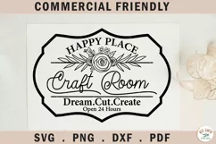 Craftroom hobby sign making decal svg, craftroom wall decal Product Image 2
