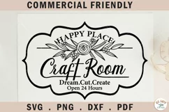 Craftroom sign making decal svg,craft room hobby decal svg Product Image 2
