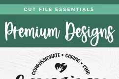 Get crafty with our Caregiver SVG. Design and create custom shirts and tote bags to give as thoughtful gifts to your coworkers and friends. Compatible with Cricut and Silhouette cutting machines.