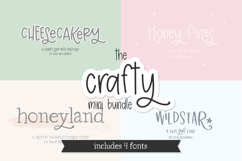 The Crafty Font Bundle Product Image 1
