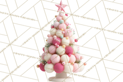Crafty Christmas Tree Clipart, Kawaii Holiday PNG, Festive Product Image 2