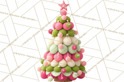 Crafty Christmas Tree Clipart, Kawaii Holiday PNG, Festive Product Image 2