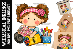 Crafty Carla Sublimation Clipart | DTF Clipart Product Image 1