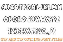 Craggle Rock Font Hand Drawn Cartoon Lettering ABC OTF Type Product Image 2