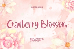 Cranberry Blossom Font Product Image 1