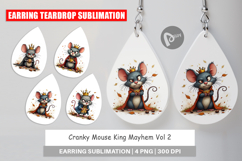 Earring Cranky Mouse King Mayhem Product Image 1
