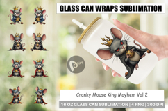 Glass Can Cranky Mouse King Mayhem Product Image 1