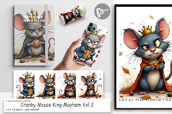 Digital Paper Cranky Mouse King Mayhem Product Image 1