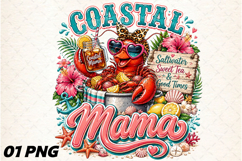 Crawfish Mama Png, Crawfish Season Png Product Image 1