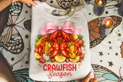 Crawfish Season Mardi Gras PNG, Fleur De Lis, Fat Tuesday Product Image 3