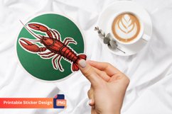 Crawfish Sticker, Seafood Sticker, Crawfish Art Product Image 1