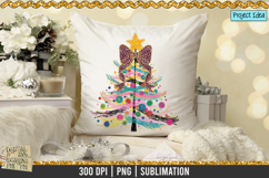 Crayon Christmas Tree is a professional design that is available at 300dpi PNG to use for Sublimation, iron-on transfer, DTG Printing and normal printing.