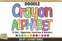 Alphabet Bundle - 10 Sets / Doodle Alphabet / Christmas Product Image 8