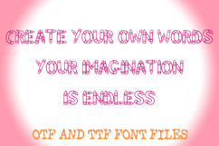 Crayon Lettering ABC Text Font Alphabet OTF Type Product Image 3