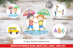 Wind Spinner Crayon Adventures Product Image 1
