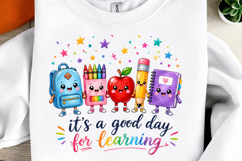 Crayons Friends Back to School PNG Product Image 1