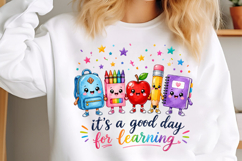 Crayons Friends Back to School PNG Product Image 2