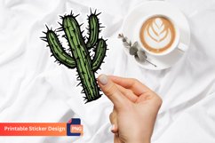 Crazy Cactus Sticker, Desert Plant Sticker, Cactus Sticker Product Image 1