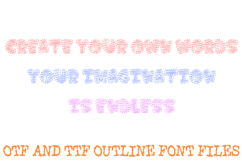 Crazy Cross Stitch Alphabet Lettering Font Embroidery ABC Product Image 3