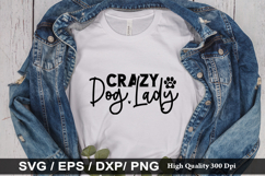 Crazy dog lady SVG - Dog Quotes Design Product Image 1