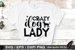 Crazy dog lady SVG - Dog Quotes Design Product Image 1