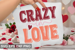 Crazy In Love - Retro Valentine' Day Design Product Image 1