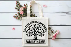 Crazy Is Our Maiden Name SVG | Family Reunion SVG | Family Product Image 4