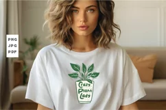 Crazy Plant Lady PNG T Shirt Design