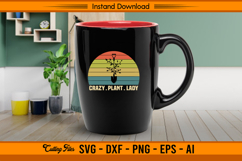 Crazy Plant Lady Retro SVG for Garden and Plant Lovers Product Image 3