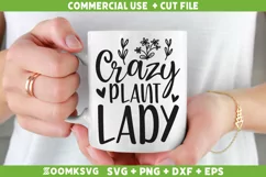 Crazy plant lady SVG | Plant SVG | Plant Lover SVG Product Image 1